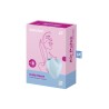 Double stimulateur Cutie Heart bleu - Satisfyer