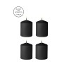 4 bougies SM noires parfum indocile - Ouch!