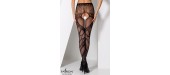 Collants ouverts S007 - Noir