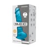 Gode double densité bleu 17,5 cm - SilexD