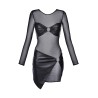 Robe noire V-9219 - Axami