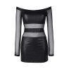 Robe noire V-9309 - Axami