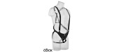 Gode ceinture creux 25 cm - chair