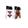 Slip type brésilien zébré rouge et noir - Regnes