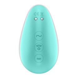 Stimulateur Pixie Dust air pulsé et vibrations - rose et menthe