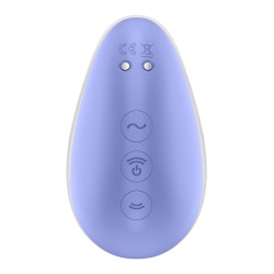 Stimulateur Pixie Dust air pulsé et vibrations - rose et violet