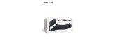 Gode ceinture strap-on noir XL