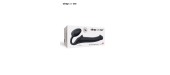 Gode ceinture strap-on noir M