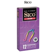 12 préservatifs Sico COLOUR