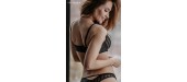 Soutien-gorge brassière tulle rayé