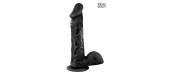 Gode réaliste 23 cm - Real Bruce Noir
