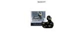 Mini canard vibrant Romance noir et or