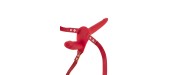 Double gode ceinture rouge - Fetish Tentation