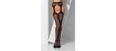 Collants ouverts S014 - Noir