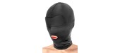 Cagoule BDSM bouche ouverte - Fetish Tentation