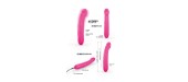 Vibro rechargeable Real Vibration rose M 2.0 - Dorcel