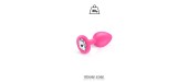 Plug bijou silicone rose S - Hidden Eden