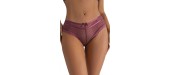 Tanga bordeaux dentelle - Paris Hollywood