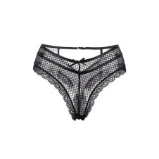 Tanga noir dentelle - Paris Hollywood