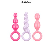 Set de 3 plugs colorés Booty Call - Satisfyer