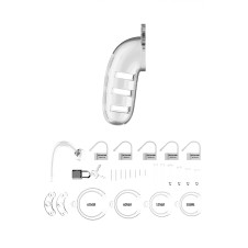 Cage de chasteté 14cm avec plug - ManCage 12