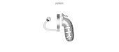 Cage de chasteté 14cm avec plug - ManCage 12