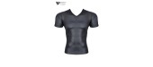 T-shirt wetlook noir - Regnes