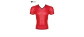 T-shirt wetlook rouge - Regnes