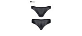 Slip noir wetlook - Regnes