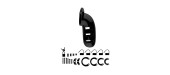 Cage de chasteté 14cm ManCage 06 noir