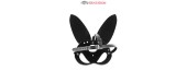 Masque bunny simili cuir réglable - Fetish Tentation