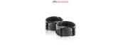 Menottes simili cuir ajustables - Fetish Tentation