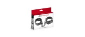 Menottes simili cuir ajustables - Fetish Tentation