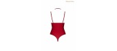 Body string seins nus rouge Le petit secret