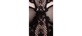 Set déshabillé tulle et dentelle 2 pièces - Grey Velvet