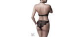 Ensemble bustier et string dentelle - Grey Velvet