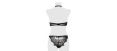 Ensemble bustier et string dentelle - Grey Velvet