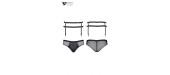 Porte-jarretelles et slip noir - Regnes