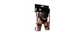 Porte-jarretelles et slip noir - Regnes