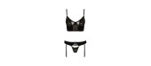 Ensemble culotte à jarretelles et bustier Lara - Casmir