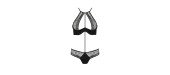 Ensemble Scarlet Bikini noir - Passion