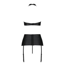 Ensemble sexy faux cuir Nancy - Passion