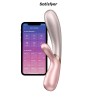 Rabbit chauffant Hot Lover rose - Satisfyer
