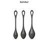 Kit d'entrainement pelvien Yoni Power 2 noir - Satisfyer