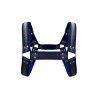Harnais Buckle Bulldog bleu - Ouch!