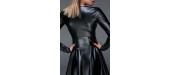 Minirobe corset wet look F154