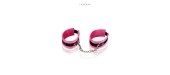 Menottes de chevilles rose et noir