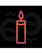 Bougies SM pour Wax Play - Sensations et Sécurité | Pêche & Aubergine
